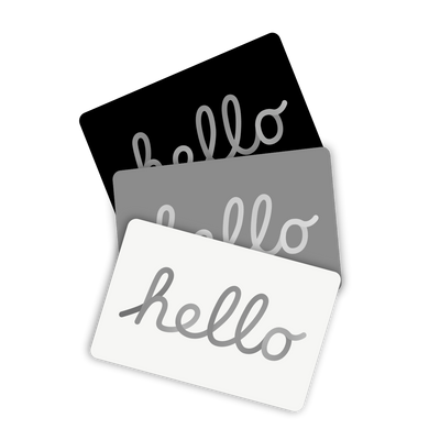 Smart Business Card - Hello PVC