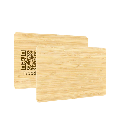 Smart Business Card - Plain Bamboo