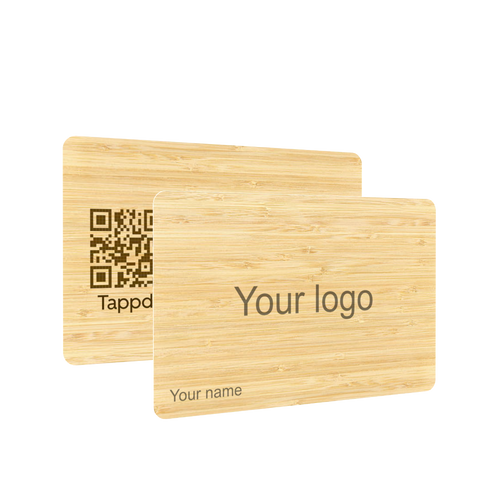 Custom Bamboo & Wood cards